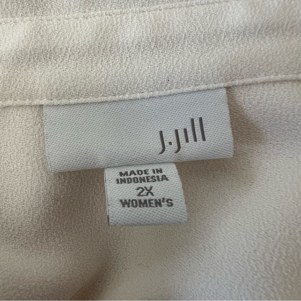 J. Jill White Button Down Shirt - Picture 3 of 7